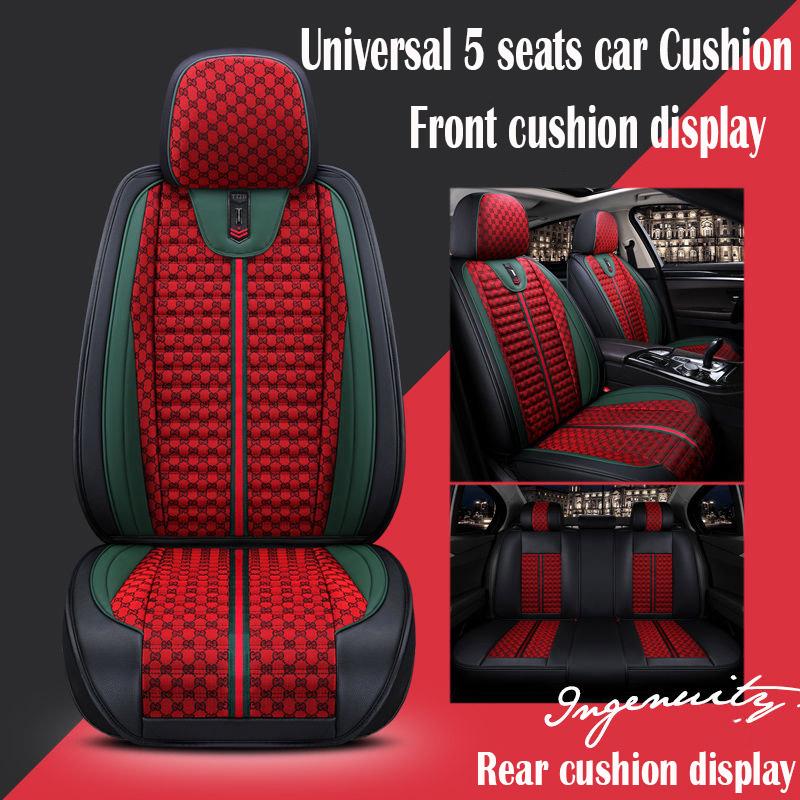 5 set Auto Seat Cushion 5 seats Universal car seat cover Waterproof Car Seat Cover Universal Leather