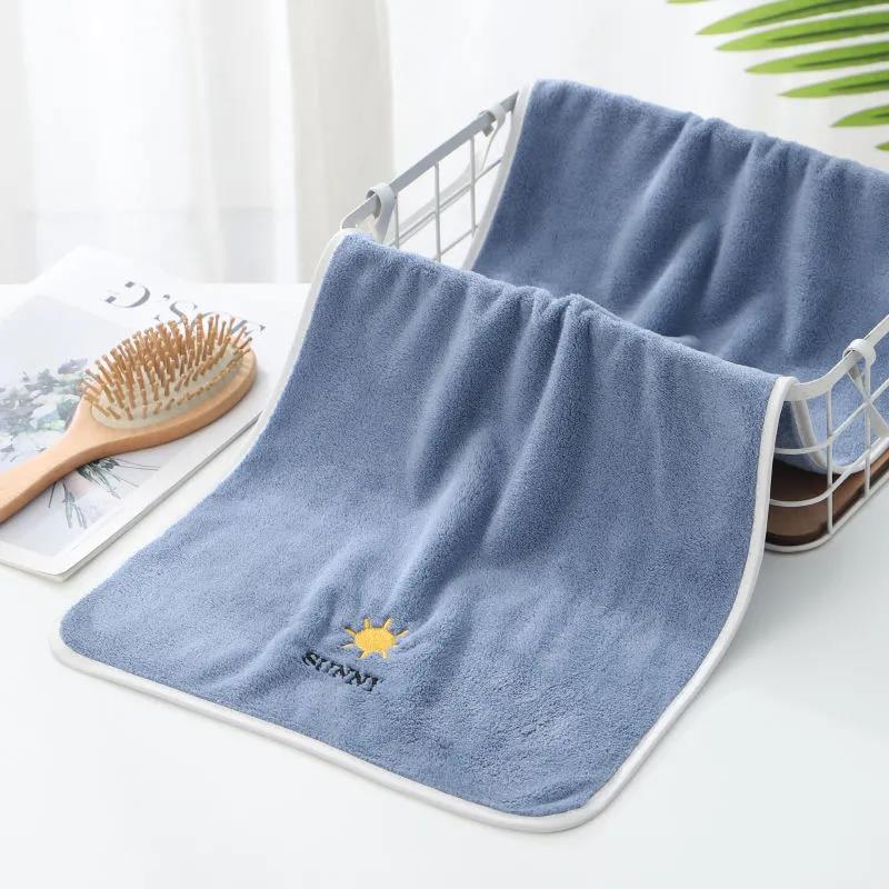 Bathroom Accessories Cartoon Pattern 2Pcs Towels Soft Cotton Towel for Face Washing Water Absorption Household Towels