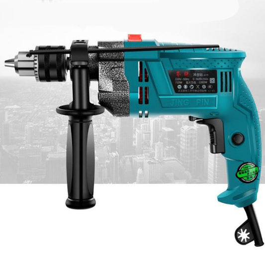 1080W Impact Drill Electric Screwdriver Plug-in Electric Drill Motor for Drilling Cutting and Grinding