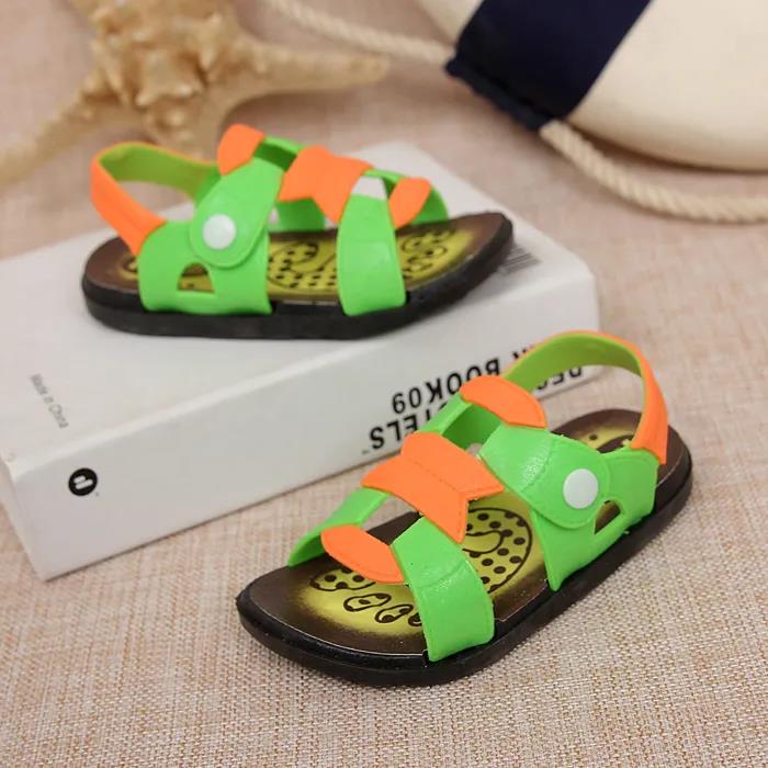 Children's Summer Shoes Non Slip Flat Colorful Casual Sandals Little Boys' Soft Sole Light Outdoor Beach Sandals