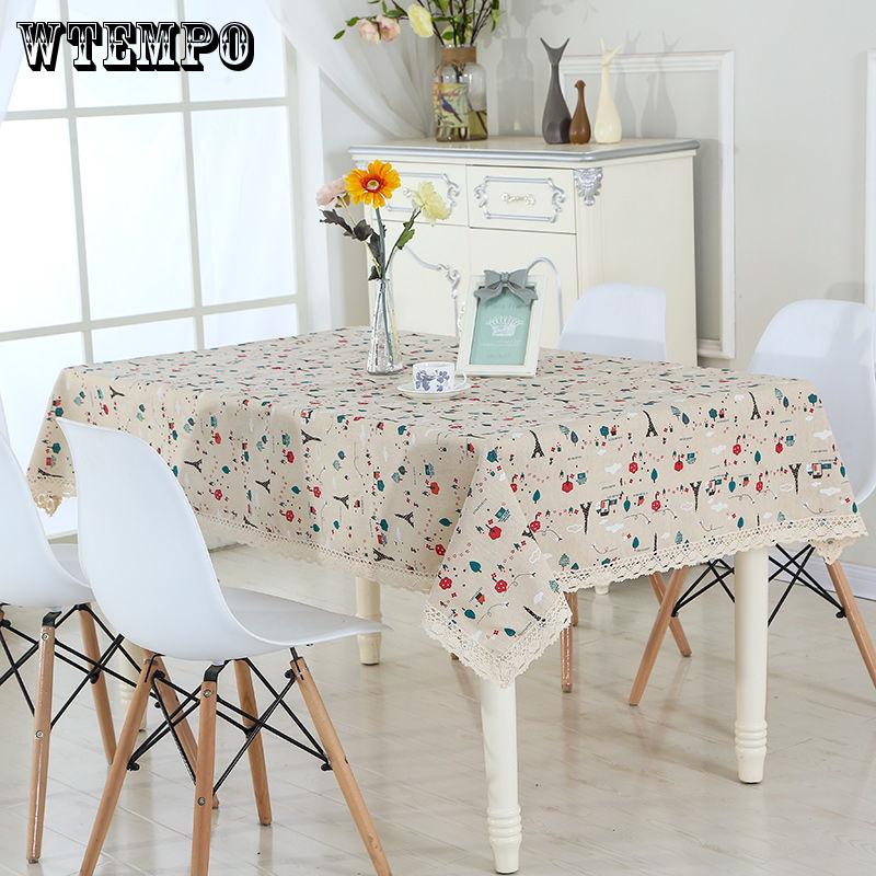 Table Cloth Cotton Linen Dust Cloth Square Table Coffee Table Table Cloth Rectangular