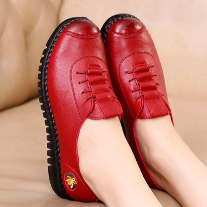 Spring Designer Shoes Woman Quality Leather Slip on Flats Shoes for Women Loafers Ladies Shoe