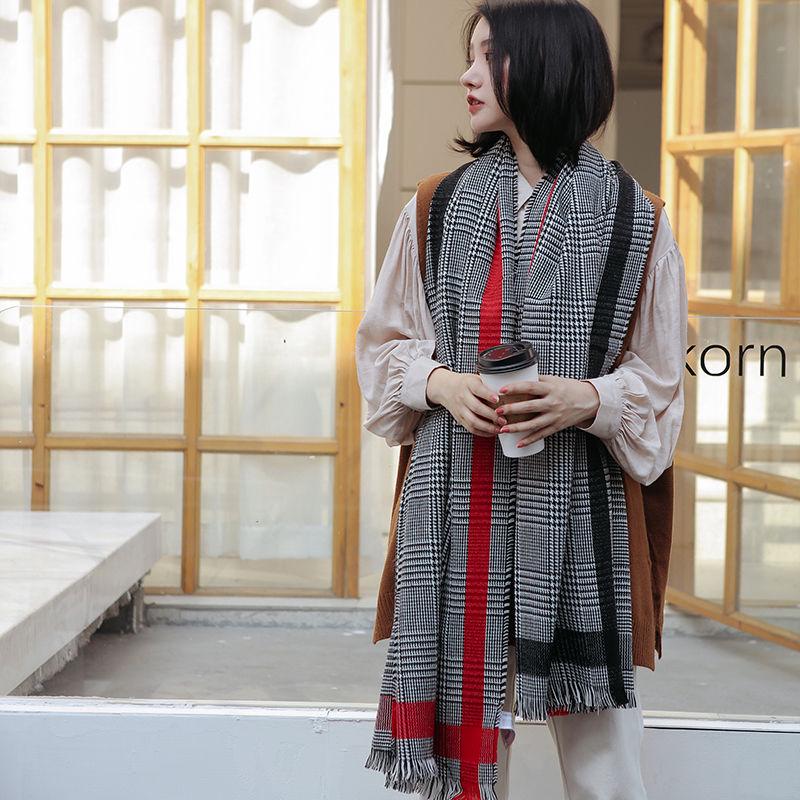 Scarf for Women Plaid Bufandas Mujer Warm Scarf Women Winter Scarves Shawls Stoles Blanket Scarf