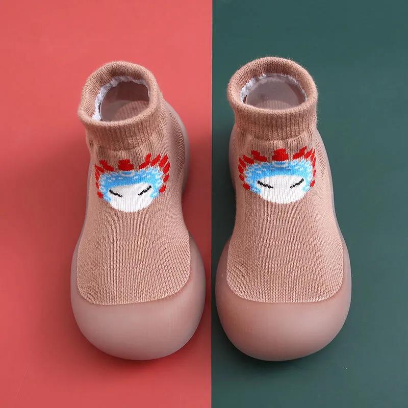 Baby Shoes 0-4 Years Old Children's Socks Shoes Small Infants and Toddlers Indoor Home Soft-soled Non-slip Shoes