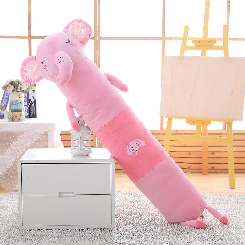 Long Strip Pillow Cylindrical Plush Sleeping Pillow Removable Washable Bed Sleeping Pillow