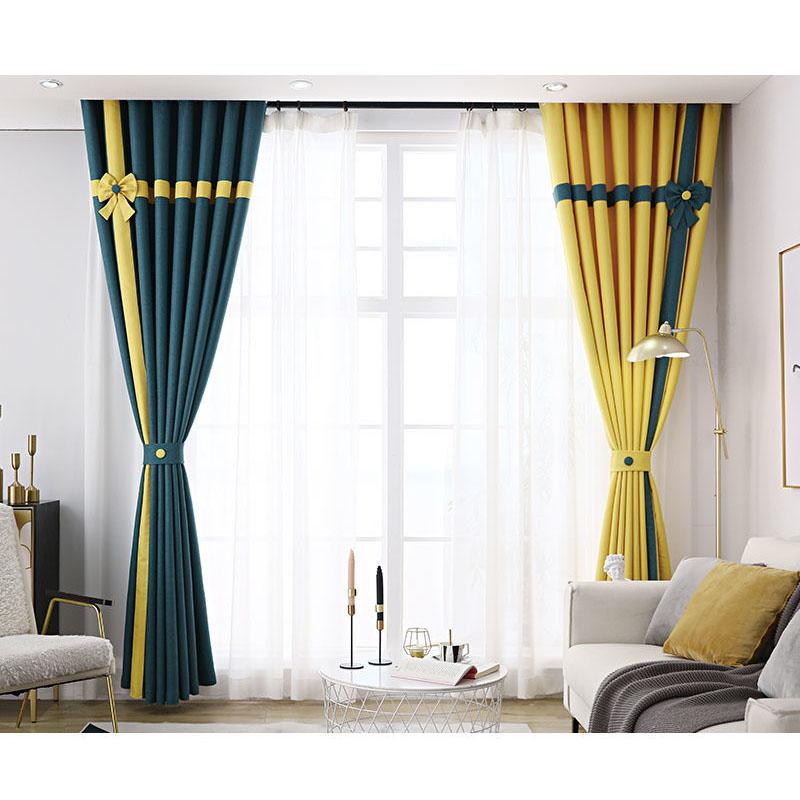 Modern and Simple Atmospheric Sun-shading Curtains for Bedrooms and Homes for Living Rooms (150×270cm)