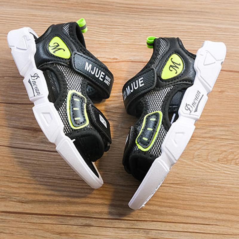 Boys  Girls Sandals Summer Korean Kids Non-slip Soft-soled Breathable Beach Shoes Large Children's Shoes