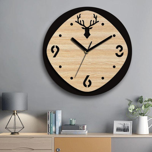 Clocks Wall Clocks Living Room Home Decoration Wall Free Punching Net Celebrity Fashion Mute Creative High-end Clock Quartz Clock