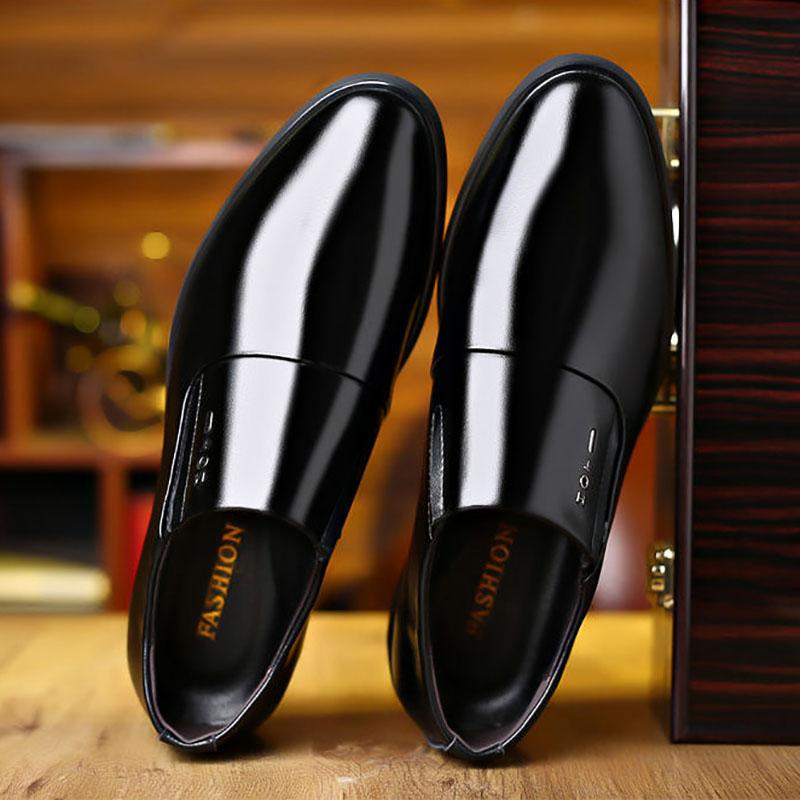 Men's Shoes Spring and Summer Casual Single Shoes Business Formal Wear Leather Shoes Casual Men's Korean Single Shoes Wedding Shoes