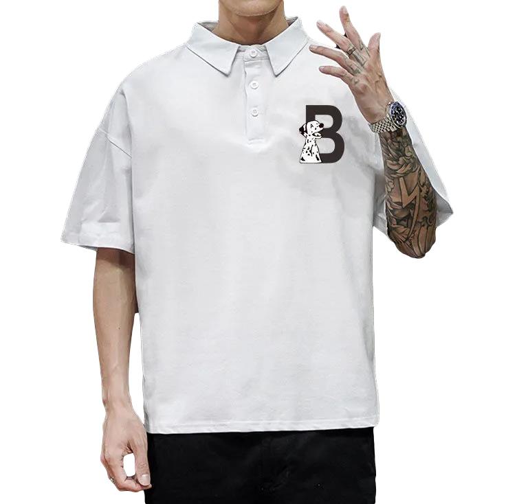 Shirt Men's Short-sleeved Trend Loose Simple Wild Lapel Half-sleeved Student Clothes