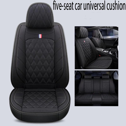 Car seat cover Winter Car Seat Cover Universal 5 set Auto Seat Cushion Leather 5 seats Universal