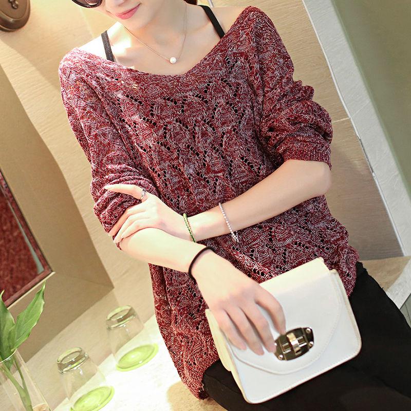 Wild Long Sleeve High Collar Sweater Knitting Sweater Women's Autumn and Winter Bottoming Shirt