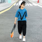 Boys' Suits Summer Clothes Children's Clothes Boys' Short-sleeved T-shirt Clothes Elementary School Suits