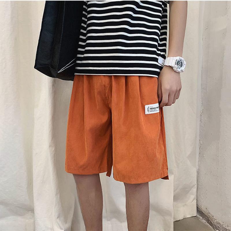 Summer Thin Shorts Men's Large Size Sports Casual Pants Straight Loose Tide Brand Sports Five-point Pants