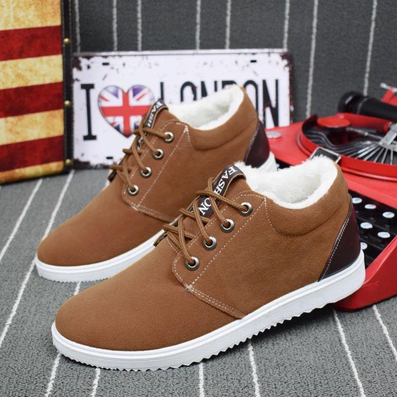 Men's shoes Winter Cold protection Non-slip shoes Keep warm Cotton shoes Outdoor Casual shoes