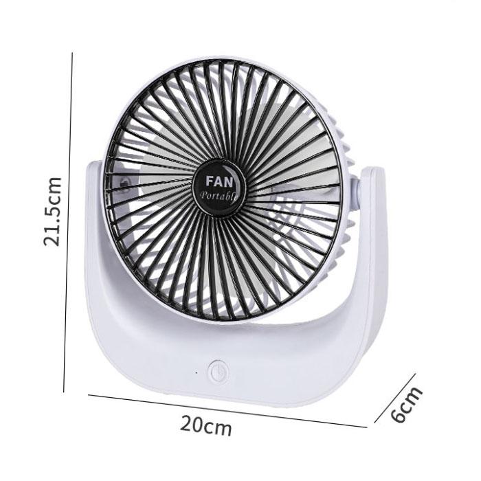 12V Rechargeable Boutique Fan Car Truck Fan Car Home Dual-purpose Fan with USB Head 3000mAh