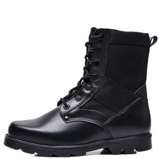 Men Tactical Military Boots Waterproof Desert Combat Army Work Shoes Mens Ankle Boot Plus Size 36-46