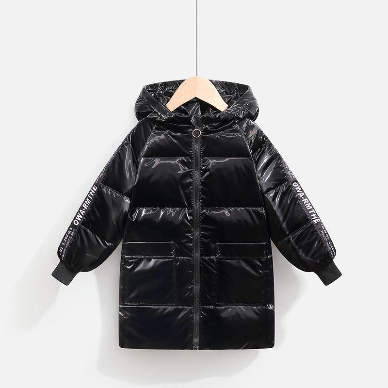 Children's Down Jackets In The Long Section for Boys Girls Thicken Winter Coats for Children with Hooded Babies and Infants Children's Clothing