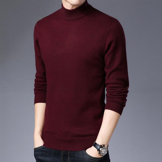 019 Autumn Fashion Casual Sweater O-Neck Slim Fit Knitting Mens Sweaters Pullovers Men Pullover Men