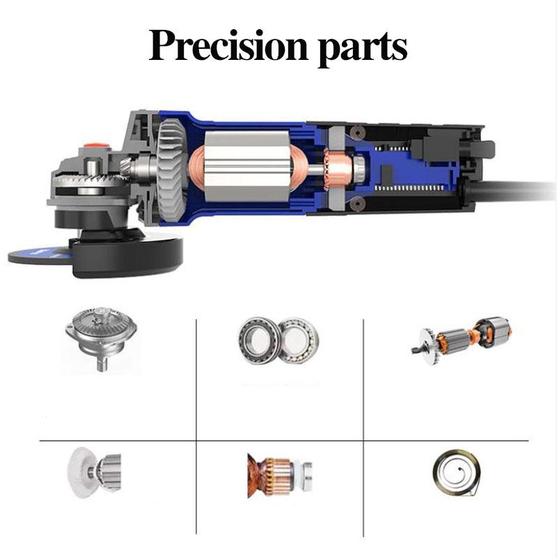 2100W Industrial Luxury Hand-held Electric Grinder Set Multi-function Angle Grinder Wire Cutter Polisher 4m Line