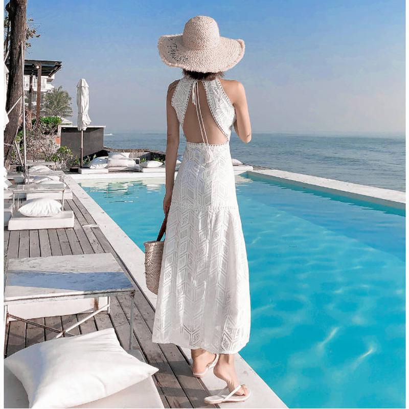 Women Summer Dress Sleeveless Holiday Off Shoulder Dress Maxi Long Causal Party Beach Boho Dresses