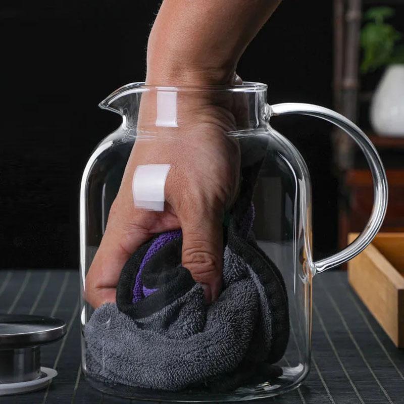 Thickened Heat-resistant Glass Jug Explosion-proof Cold Kettle Large-capacity Kettle Household Hospitality Multi-purpose Filter Teapot