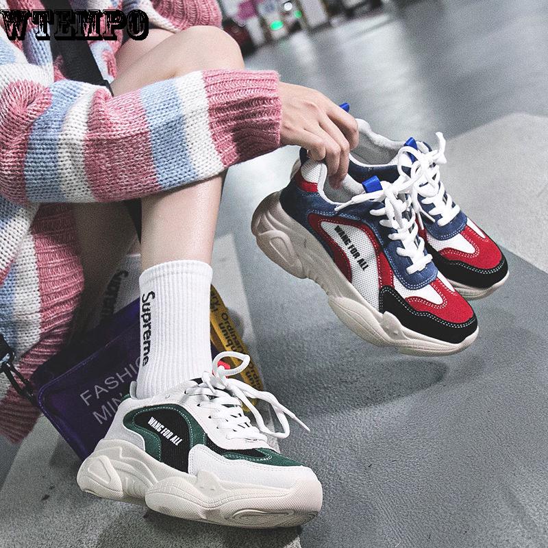 Sports shoes women's wild trend fashion sneakers running shoes comfortable casual shoes