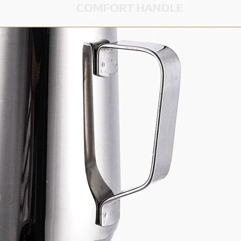 Milk Jugs 304 Stainless Steel Frothing Pitcher Pull Flower Cups Coffee Milk Frother Latte Art Milk Foam Tool Coffeware