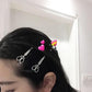 3PCS Scissors Dark Retro Personality Hairpin Hair Accessories Bangs Clip Side Clip Cos Cold Wind Punk Clip Girl's Hair Magic Clip