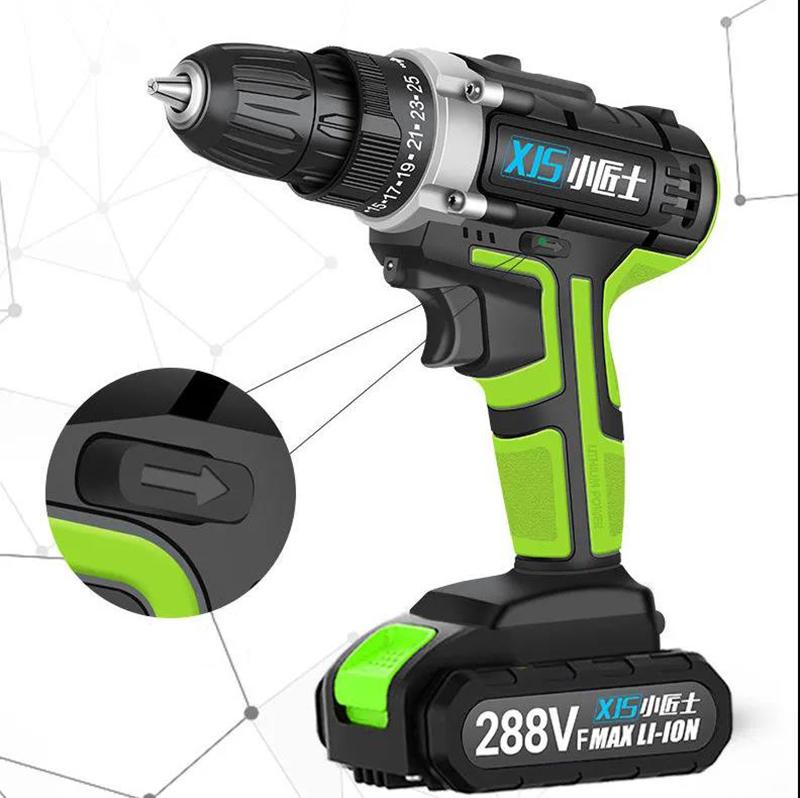 21V Impact Drill Electric Screwdriver Cordless Electric Drill for Drilling and Screwing Screws