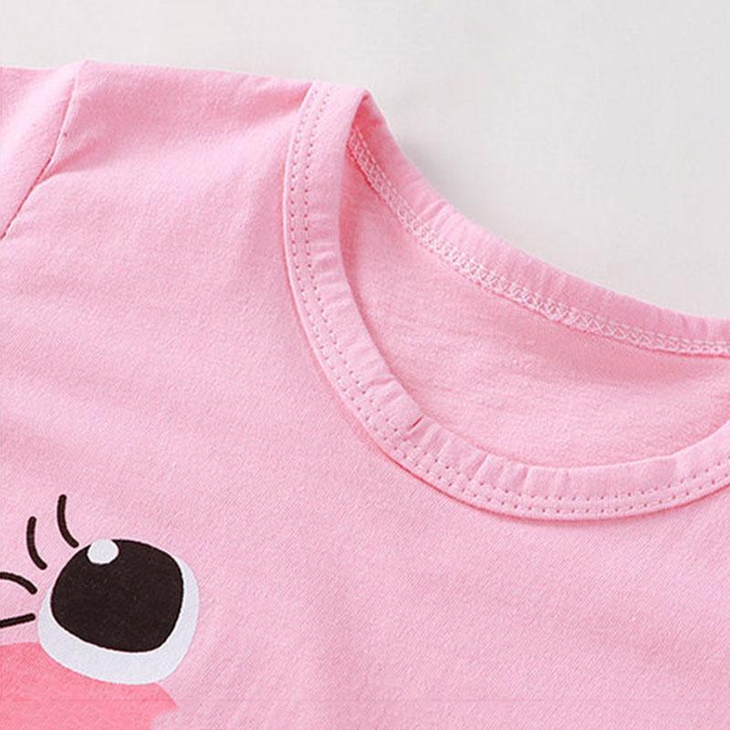 Summer Children's Cotton Short-sleeved Suit Children's Half-sleeved Shorts Boys and Girls Summer Clothes Baby T-shirt