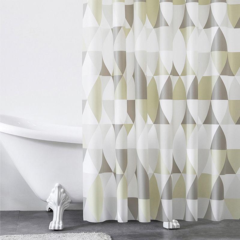 Bathroom Shower Curtain Waterproof and Mildewproof Shower Curtain Fabric Simple Bathroom Curtain Shower Curtain Partition