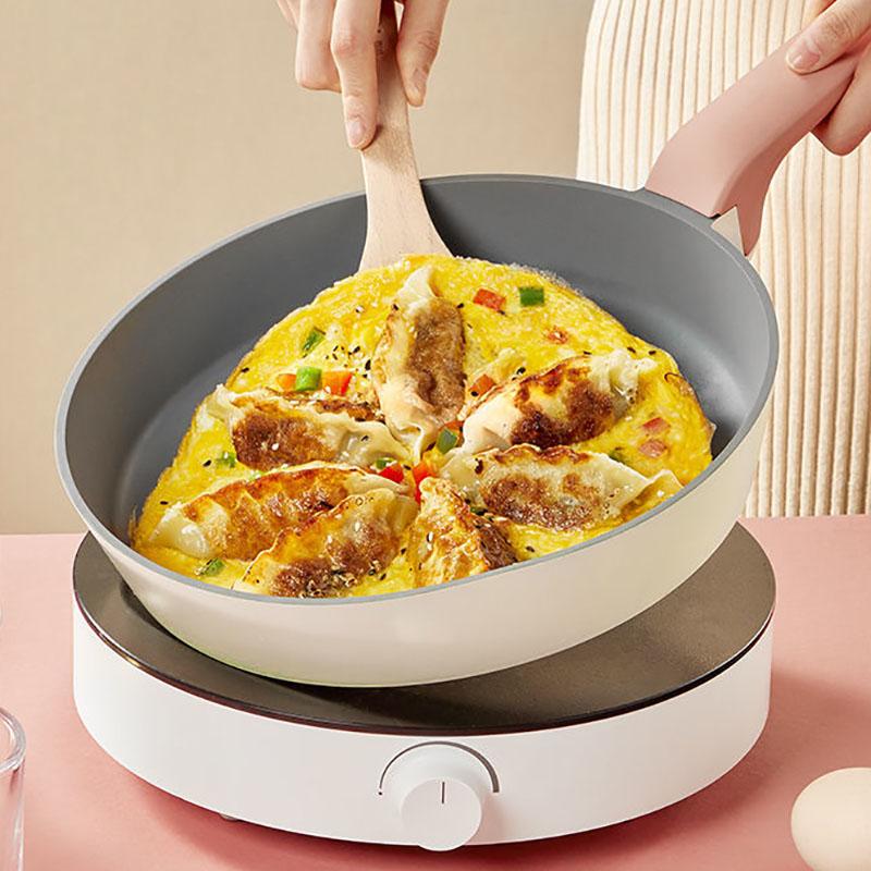 Frying Pan Wok Non-stick Pan Household Pancake Pan Cooking Pan Hand-held Pancake Frying Pan Kitchenware