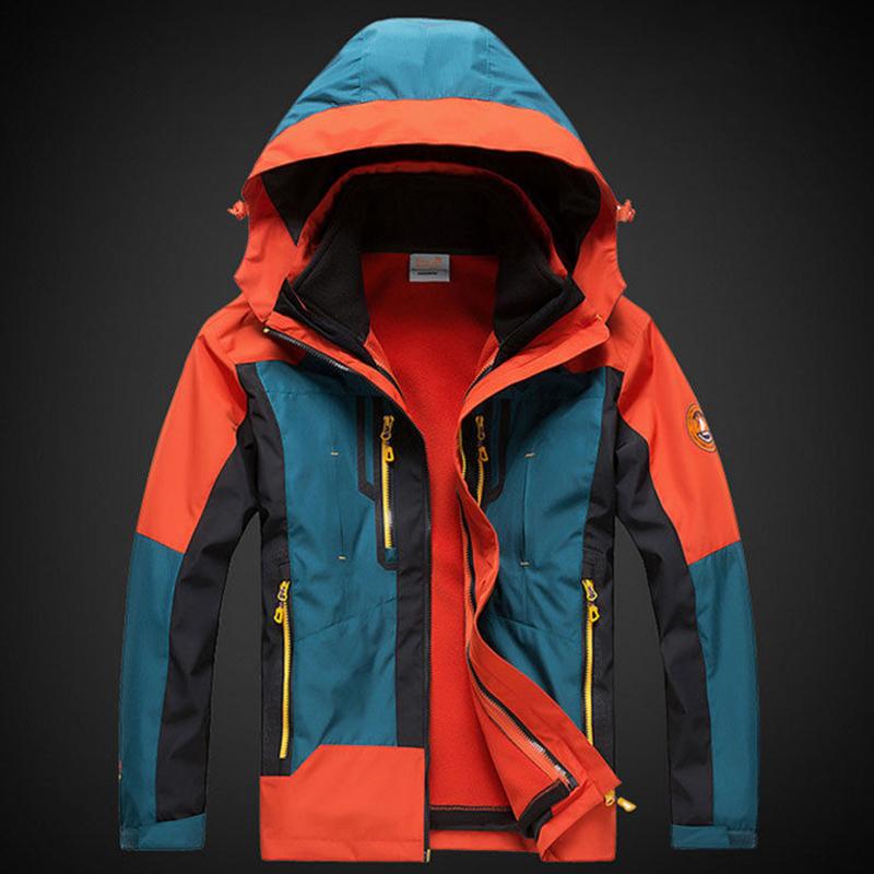 Outdoor Leisure Sports Men's Jacket Fashion Trend Loose Waterproof Warm Sportswear