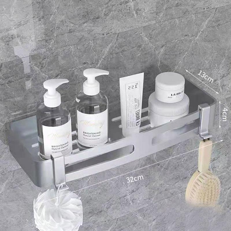 Bathroom Shelves Corner Washing Tables Triangular Wall Storage Bathing Perforation-free Wall-mounted Toiletries Storage Rack Cosmetics Storage Rack