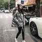 Fashion Trend Short Wild Cotton Jacket Winter Leisure Loose Thick Warm Silk Cotton Jacket