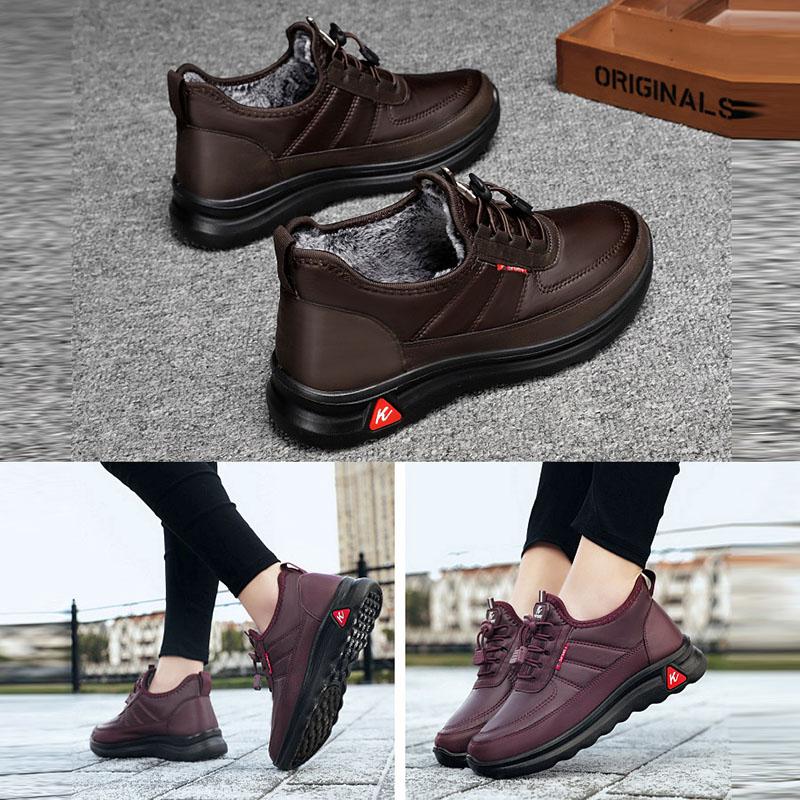 Winter Cotton Shoes Large Size Women's Shoes Lovers Shoes Warm and Velvet Casual Shoes Snow Boots Sports Shoes Running Shoes