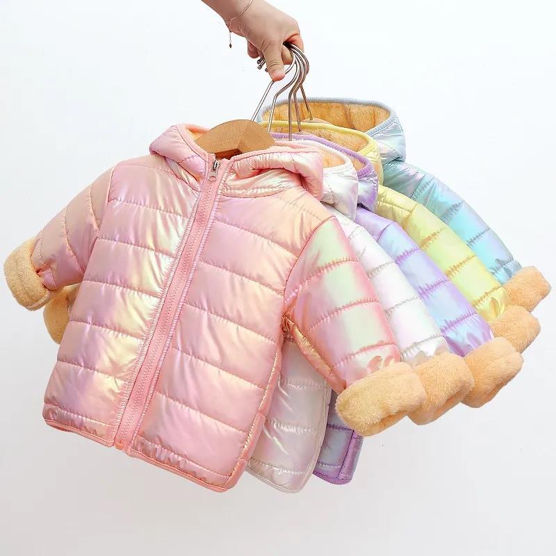 2021 New Fashion Children Jacket Outerwear Boy and Girl Autumn Warm Down Hooded Coat Teenage Parka Kids Winter Jacket