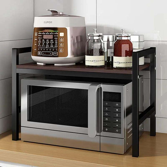 Kitchen Microwave Stove Housing Oven Shelf Home Double-layer Table Multi-function Desktop Storage Rack