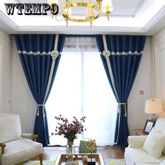 WTEMPO Window Curtain Fashion Printed Washable Cuartain Home Texitle Curtain bedroom living room