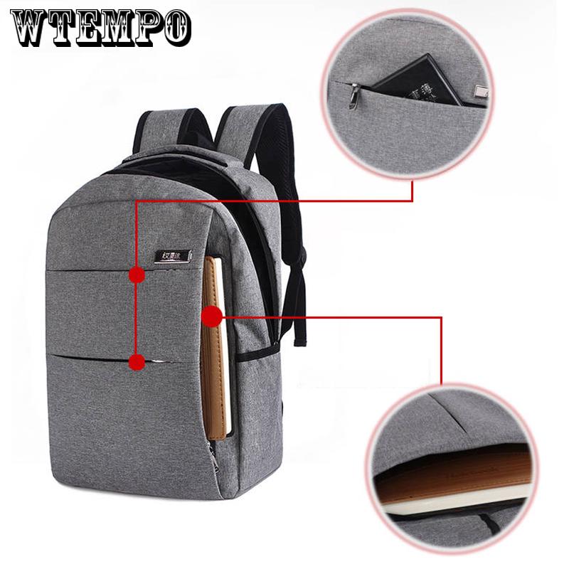 Fashion Zipper Open Bag Men's BackPack Laptop High Quality Designer Male Business Classic Bags