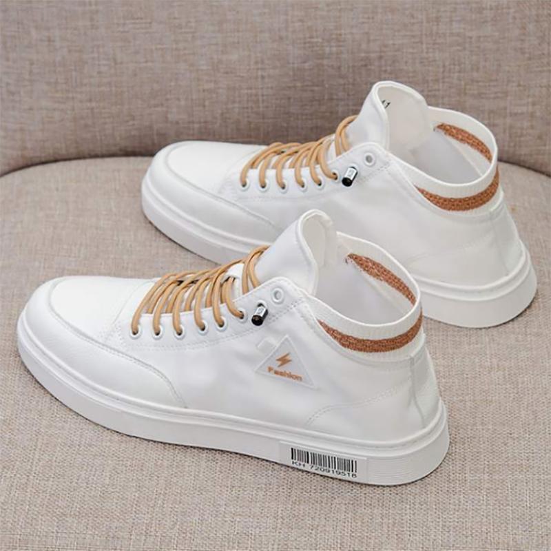 Canvas Men's High-top Shoes Spring Trend Sports Men's Shoes All-match Casual Shoes for Students