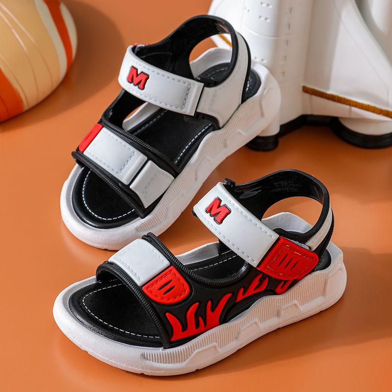 Boy's Sandals In Summer Big Children's Boys Soft-soled Non-slip Children's Baby Shoes Children's Beach Shoes