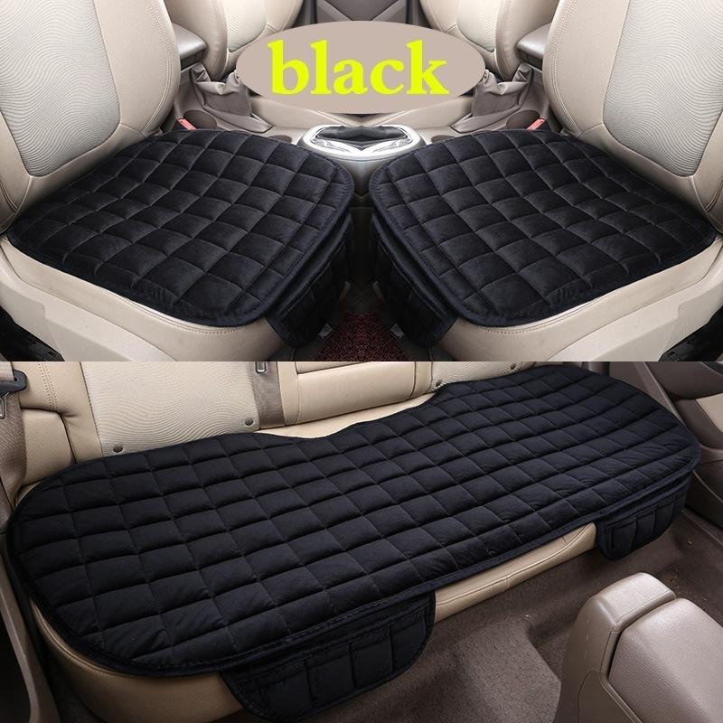 Car Seat Covers Full Set Warm Plush for Winter Auto Chairs Cover Pad Ass Protection Cushion Car Interior Accessories