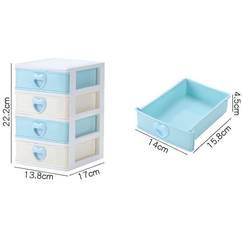 Large Capacity Drawer Make Up Organizer Bathroom Makeup Storage Box Women Skin Care Dressing Table Cosmetic Lipstick Beauty Case