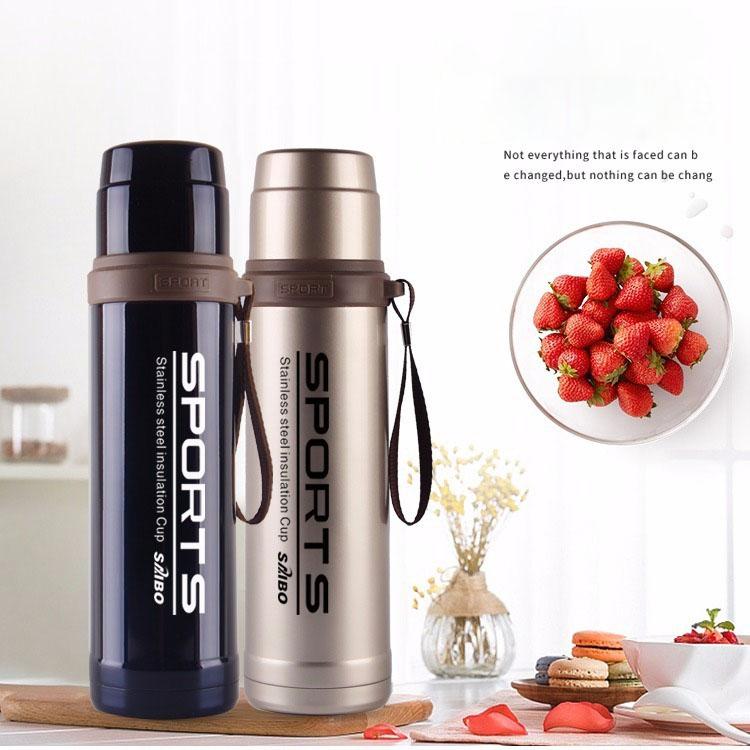 Thermos Cup Large-capacity Insulation Cup 304 Stainless Steel Business Water Cup Men and Women Insulation Pot Outdoor Kettle Vacuum Flask