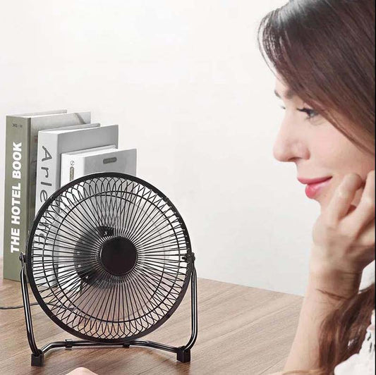 Small Fan USB Fan Desktop 8 Inch Mini Silent Desk Fan Portable Fan