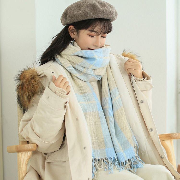 Winter warm scarf Christmas gift Woman Trend Wild Shawl scarf Long section scarf Birthday present