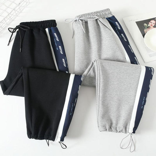 Sweatpants Women's Loose-fitting Feet Spring and Summer Plus Size All-match Thin Casual Pants