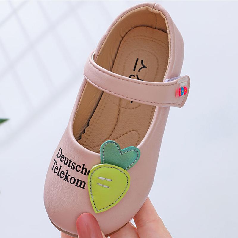 Kids Shoes Princess Shoes Pink  Sandals Children Leather Party Dress Flat Girls Sandals Baby Casual